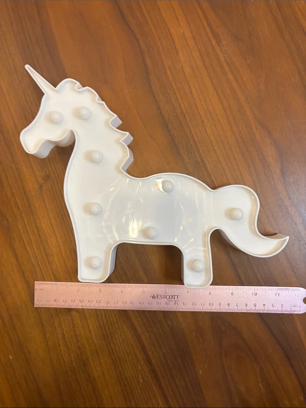 White Unicorn LED Night Light for Home Parties